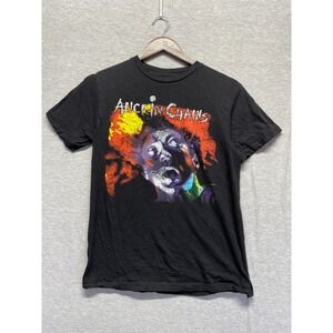 Alice In Chains Facelift Grunge Rock Band T Shirt Men Medium Black Graphic Print